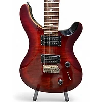 Used PRS SE Custom 24 FIRE RED BURST Solid Body Electric Guitar