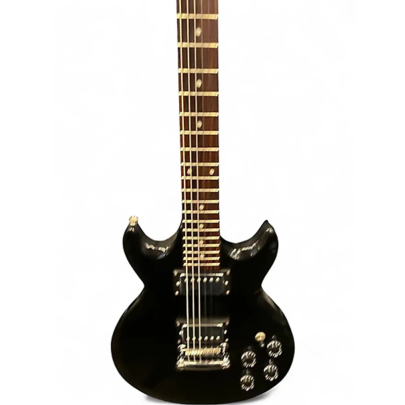 Used Ibanez GAX70 Black Solid Body Electric Guitar