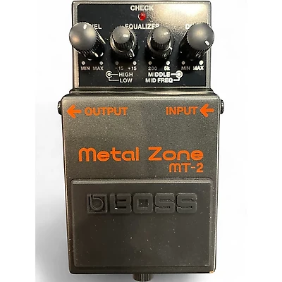 Used BOSS MT2 Metal Zone Distortion Effect Pedal