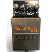 Used BOSS MT2 Metal Zone Distortion Effect Pedal