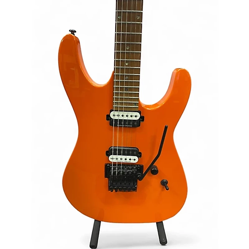 Used Dean MD24 Orange Solid Body Electric Guitar