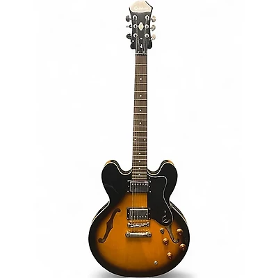 Used Epiphone Dot Vintage Sunburst Hollow Body Electric Guitar