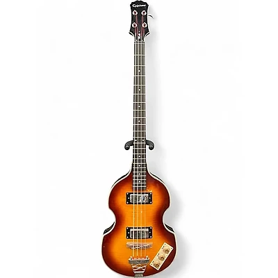 Used Epiphone Viola Vintage Sunburst Electric Bass Guitar