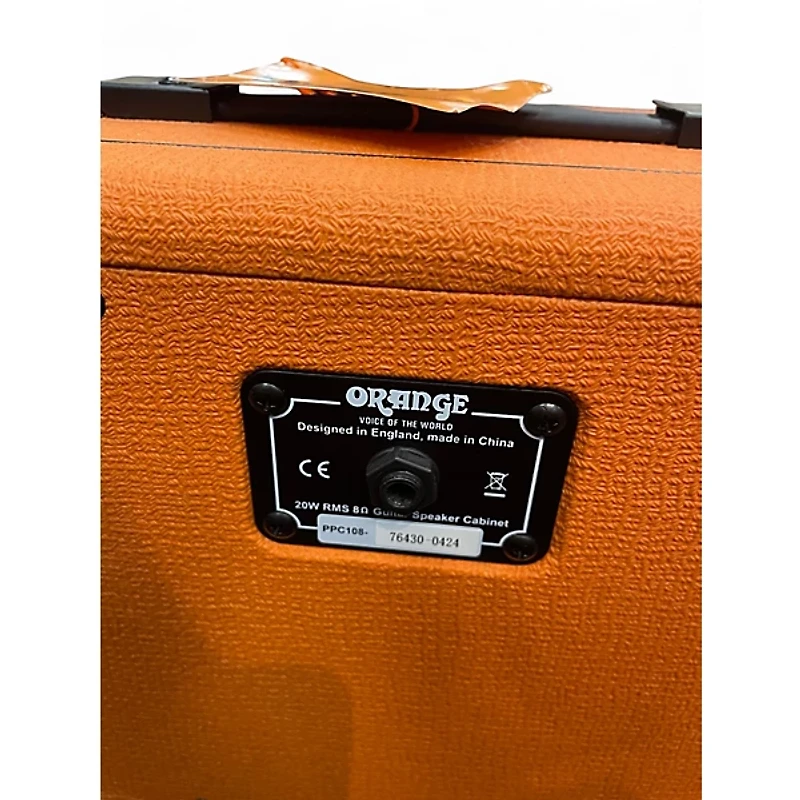 Used Orange Amplifiers PPC108 Micro Terror 1X8 Guitar Cabinet