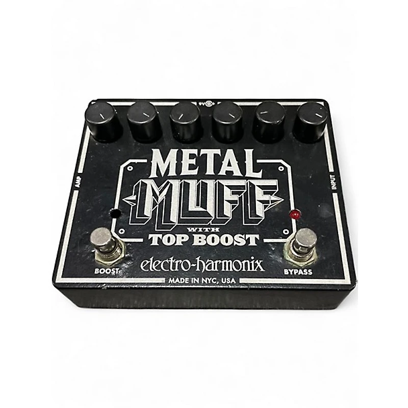 Used Electro-Harmonix Metal Muff Distortion With Top Boost Effect Pedal