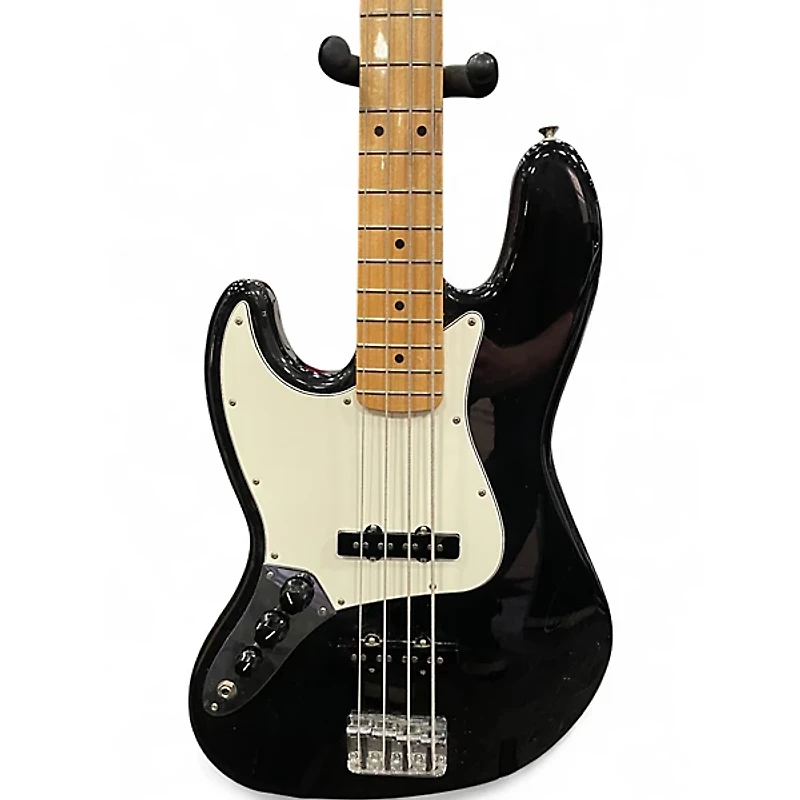 Used Fender Player Jazz Bass Left Handed Black Electric Bass Guitar