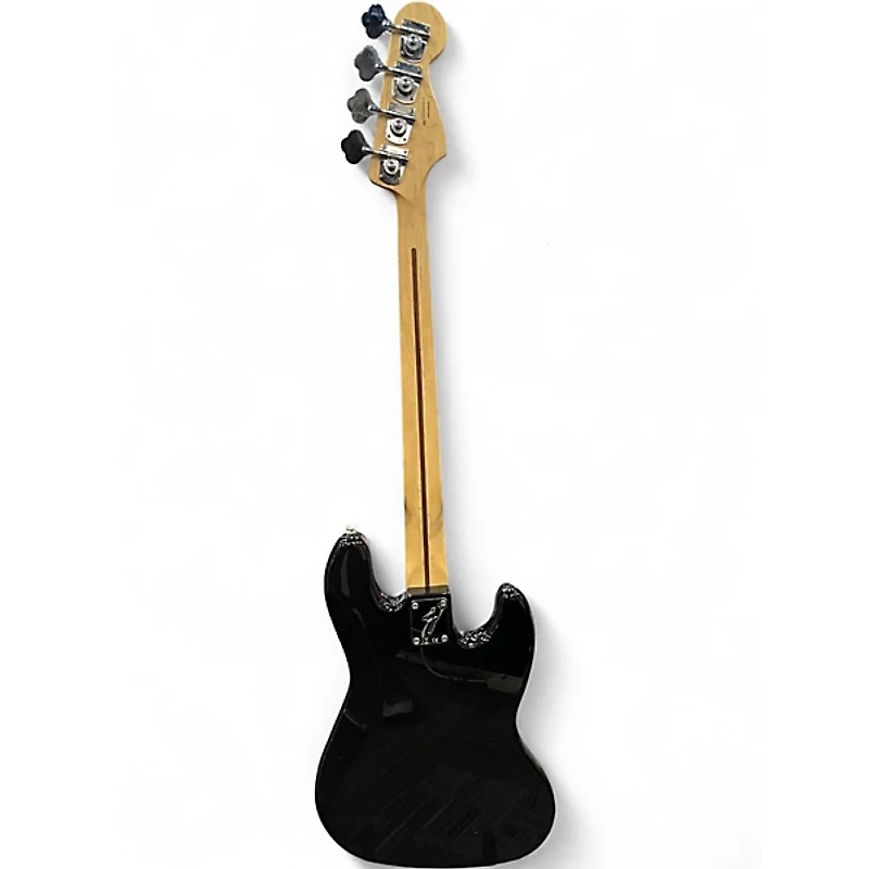 Used Fender Player Jazz Bass Left Handed Black Electric Bass Guitar