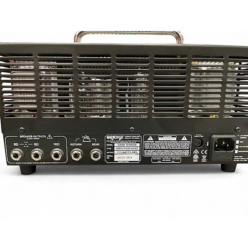 Used Orange Amplifiers DA15H Dark Terror 15W Tube Guitar Amp Head
