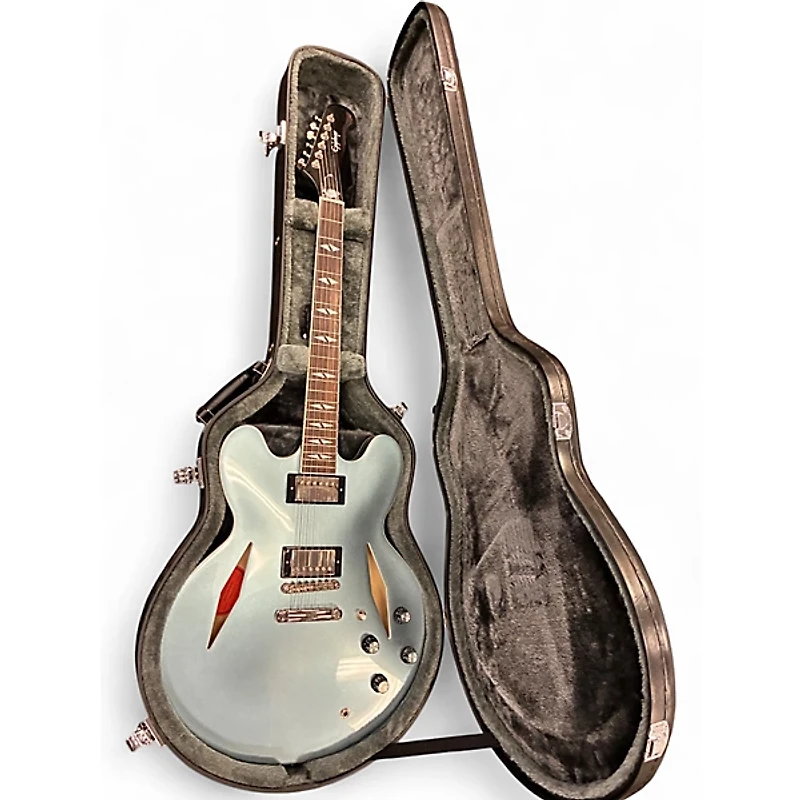 Used Epiphone DG 335 Pelham Blue Hollow Body Electric Guitar