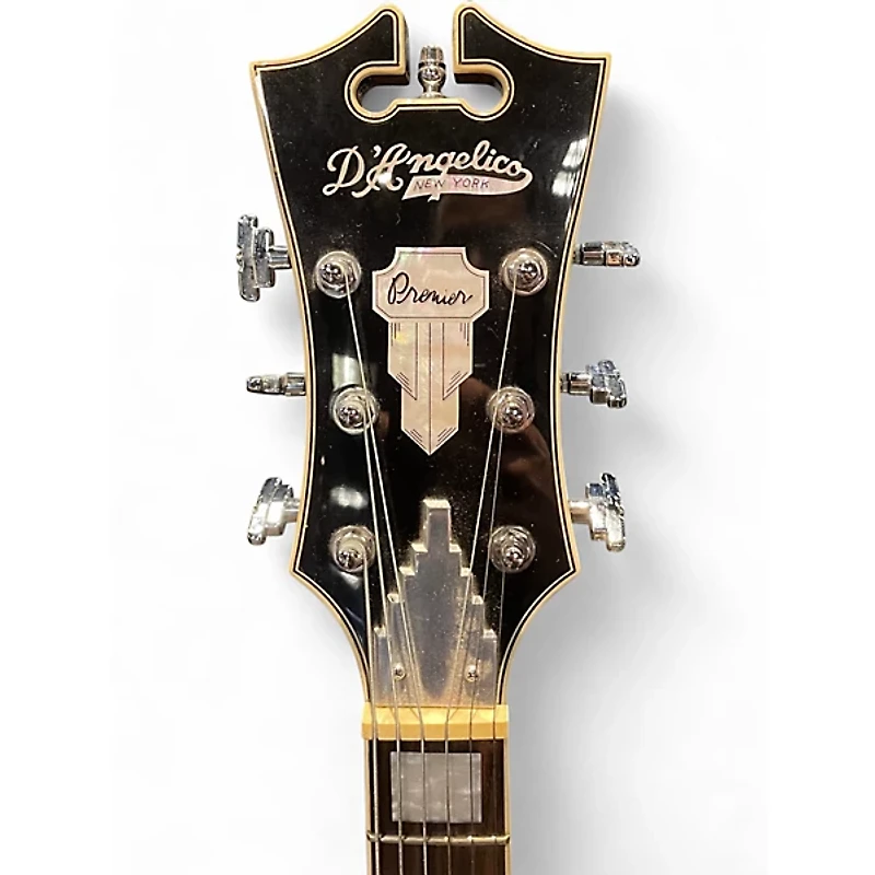 Used D'Angelico EXL-1 Black Hollow Body Electric Guitar