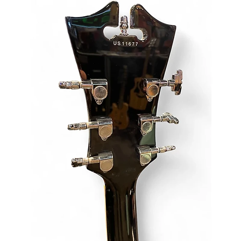 Used D'Angelico EXL-1 Black Hollow Body Electric Guitar