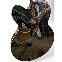 Used D'Angelico EXL-1 Black Hollow Body Electric Guitar