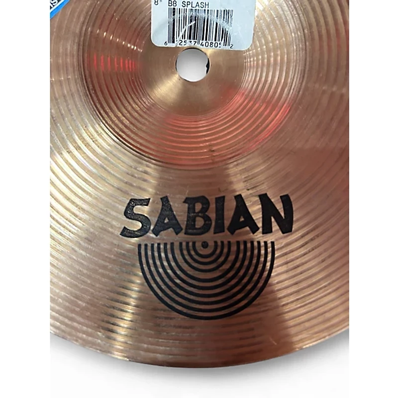 Used SABIAN 8in B8 Splash Cymbal
