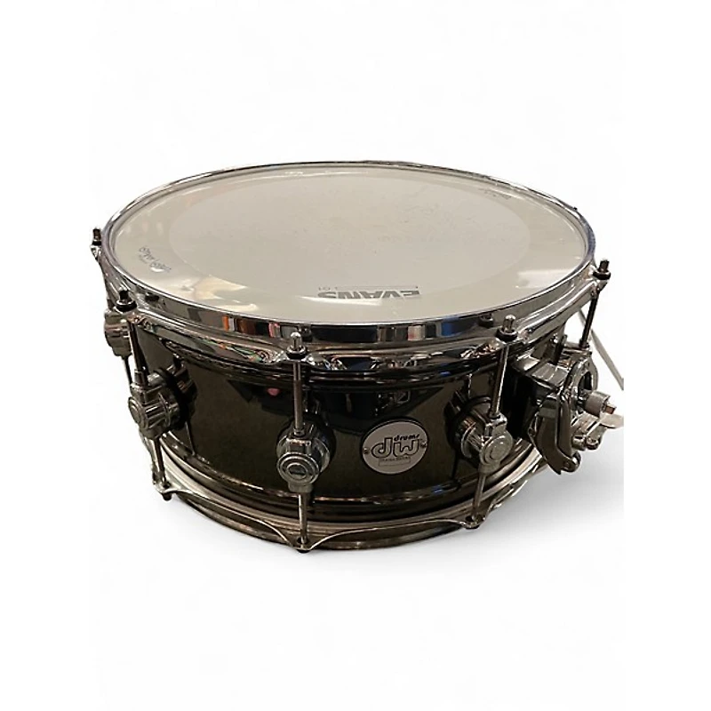Used DW 14X6.5 Design Series Snare BLACK NICKEL Drum