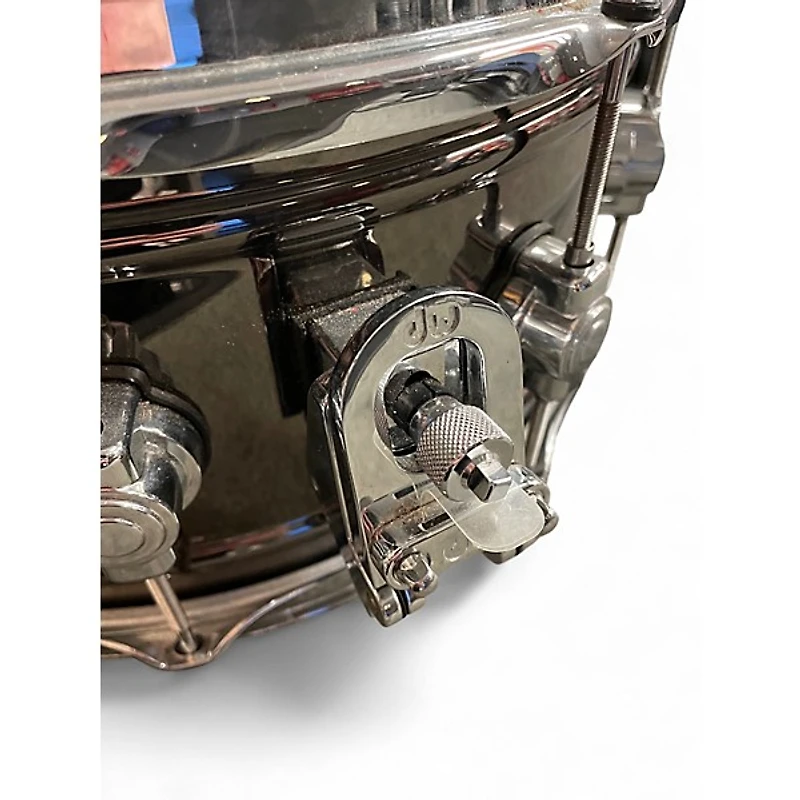 Used DW 14X6.5 Design Series Snare BLACK NICKEL Drum