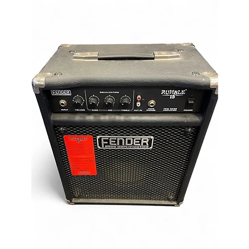 Used Fender Rumble 15 V2 15W 1X8 Bass Combo Amp