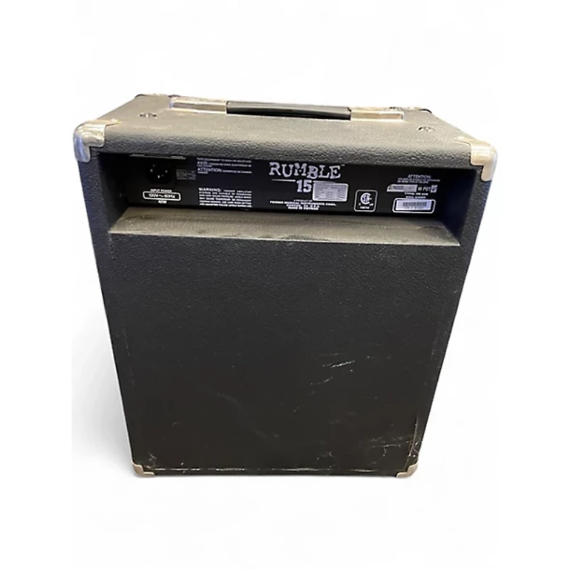 Used Fender Rumble 15 V2 15W 1X8 Bass Combo Amp