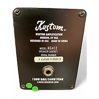 Used Kustom KG412 Guitar Cabinet