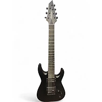 Used Jackson JS22-7 Dinky 7 String Black Solid Body Electric Guitar