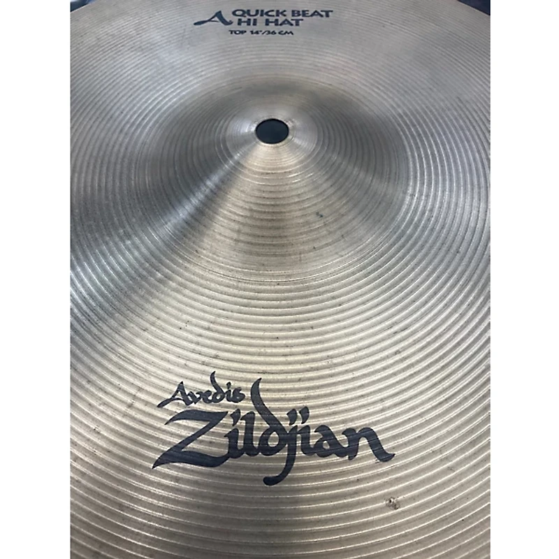 Used Zildjian 14in Quick Beat Hi Hat Top Cymbal