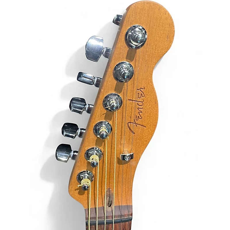 Used Fender Acoustasonic Player Telecaster Natural Acoustic Electric Guitar