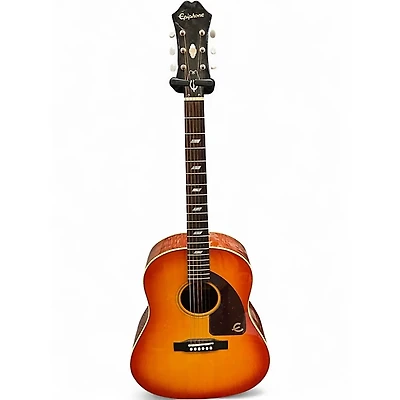 Used Epiphone Inspired by 1964 Texan 2 Color Sunburst Acoustic Electric Guitar