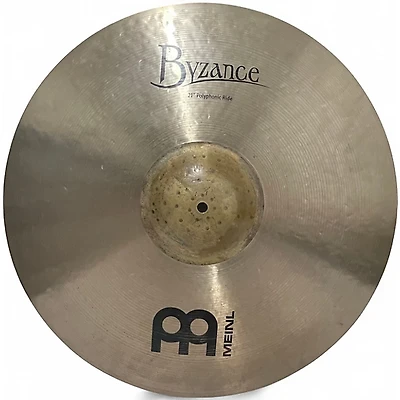 Used MEINL 21in BYZANCE POLYPHONIC RIDE Cymbal