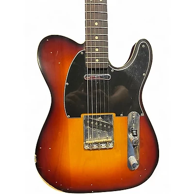Used Fender JASON ISBELL TELECASTER 3 Color Sunburst Solid Body Electric Guitar