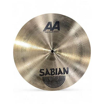 Used SABIAN 16in AA Thin Crash Cymbal