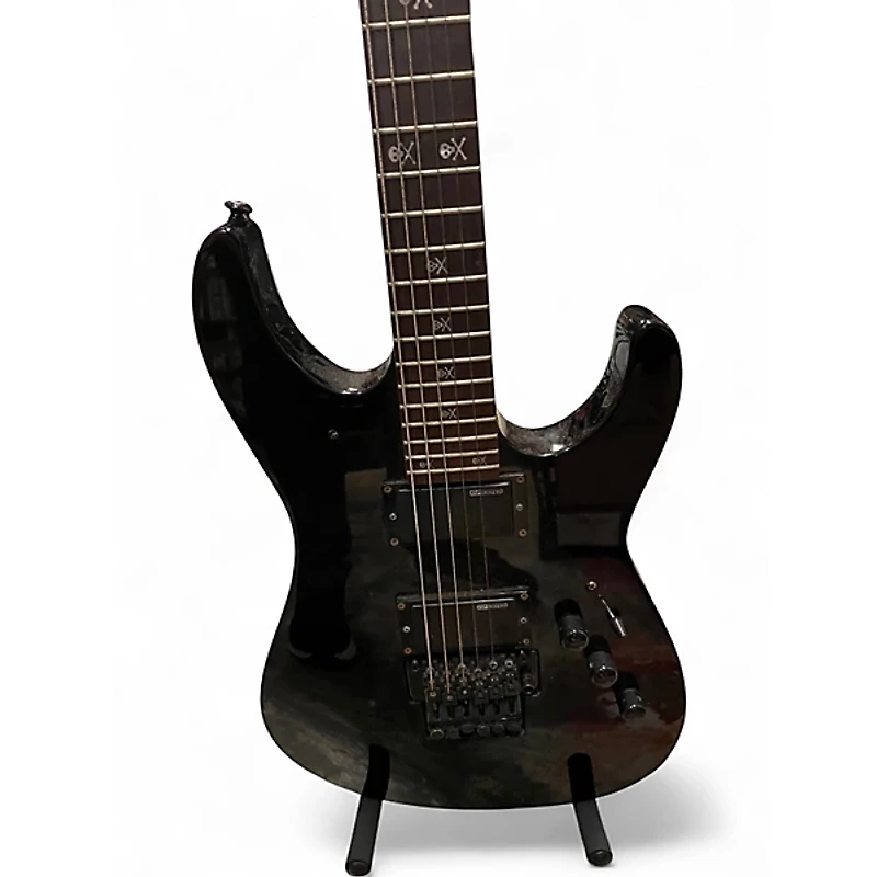 Used ESP KH-202 Black Solid Body Electric Guitar