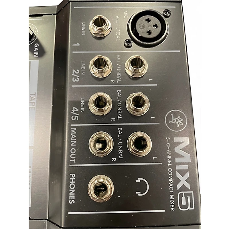 Used Mackie Mix5 Unpowered Mixer