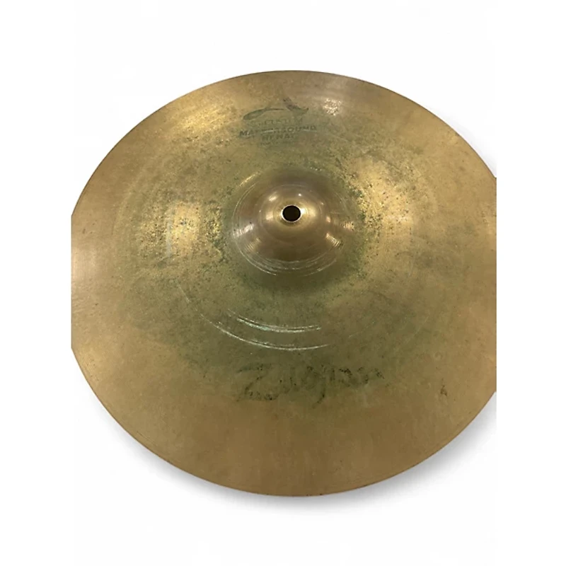 Used Zildjian 14in A Custom Mastersound Hi Hat Pair Cymbal