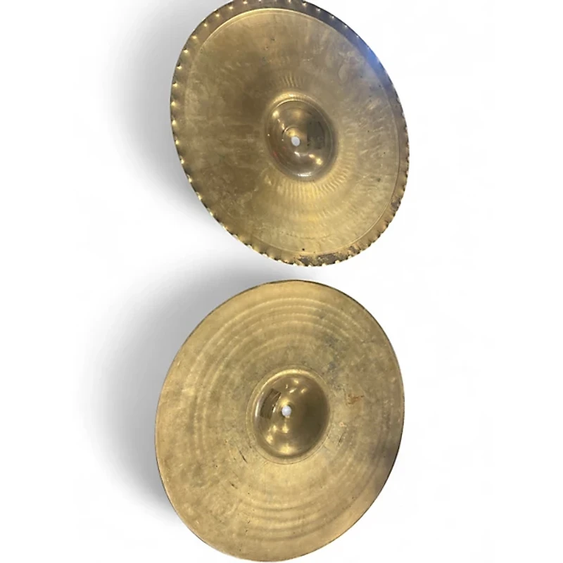 Used Zildjian 14in A Custom Mastersound Hi Hat Pair Cymbal