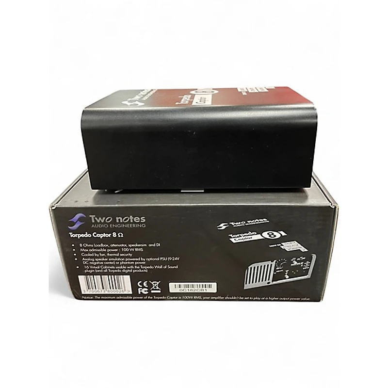 Used Two Notes AUDIO ENGINEERING TORPEDO CAPTOR Power Attenuator