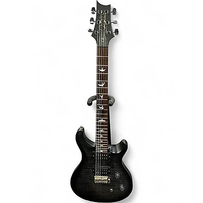 Used PRS CE24 Trans Black Solid Body Electric Guitar
