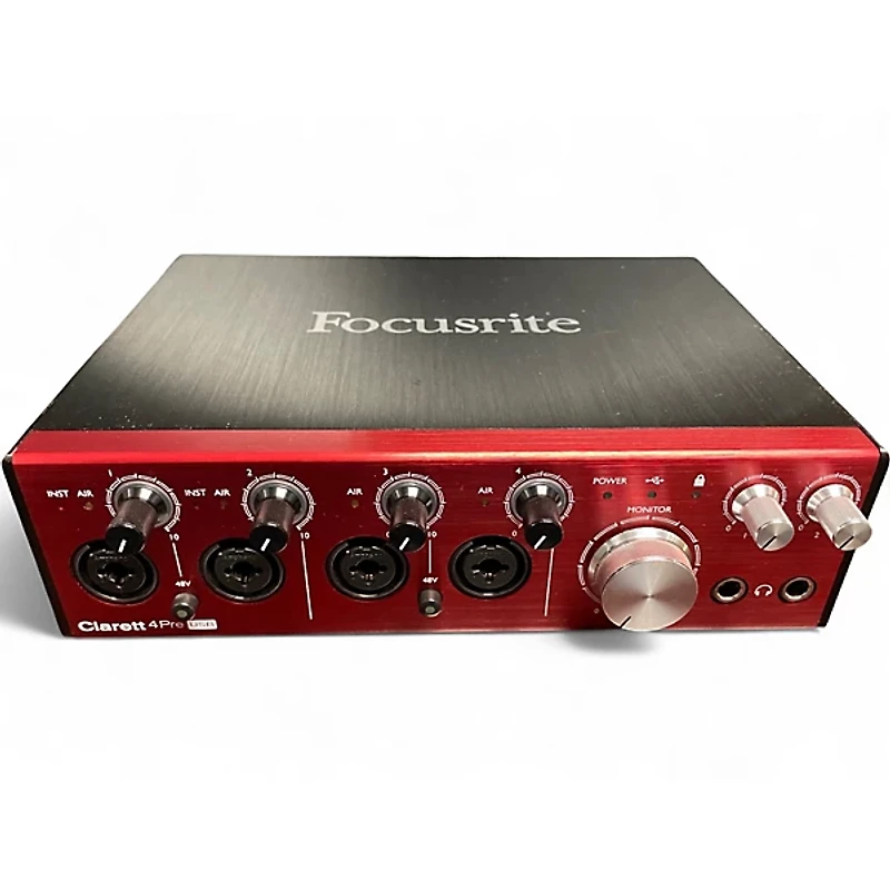 Used Focusrite Clarett 4Pre Audio Interface