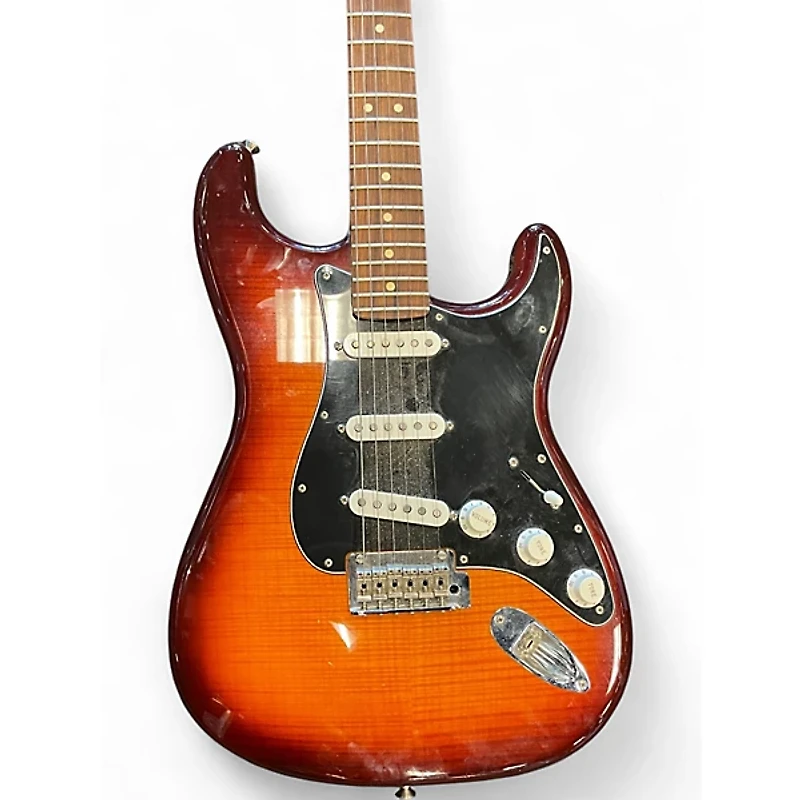 Used Fender Player Plus Stratocaster Plus Top Tobacco Burst Solid Body Electric Guitar