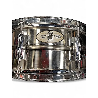 Used Pearl 5X14 Sensitone Snare steel Drum