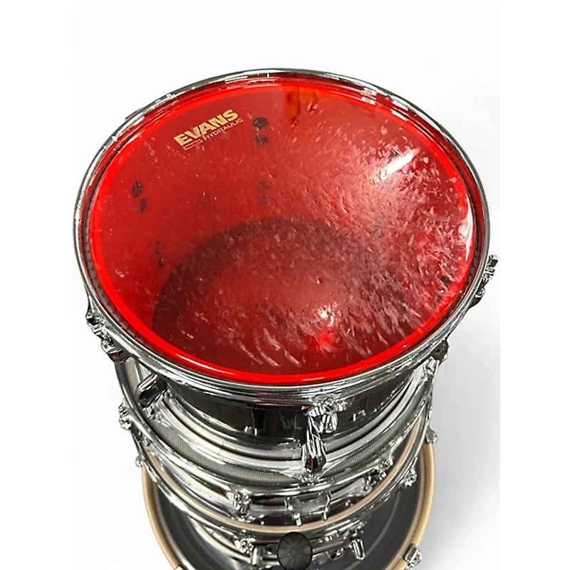 Used Pearl 5 Piece Export Smokey Chrome Drum Kit