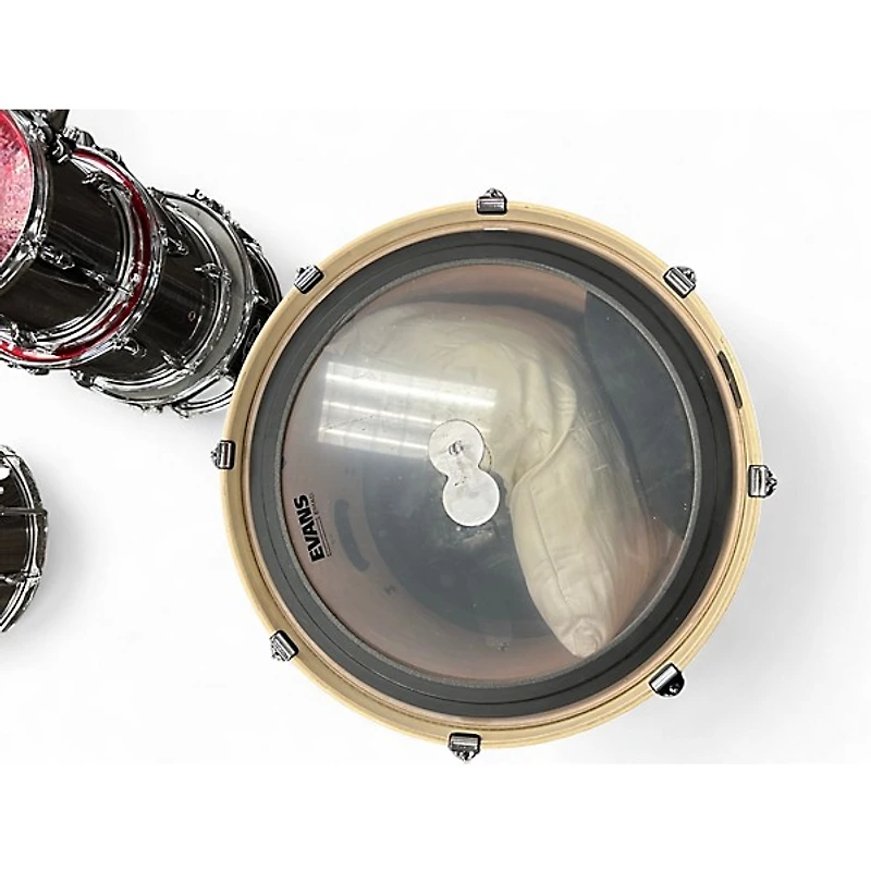 Used Pearl 5 Piece Export Smokey Chrome Drum Kit