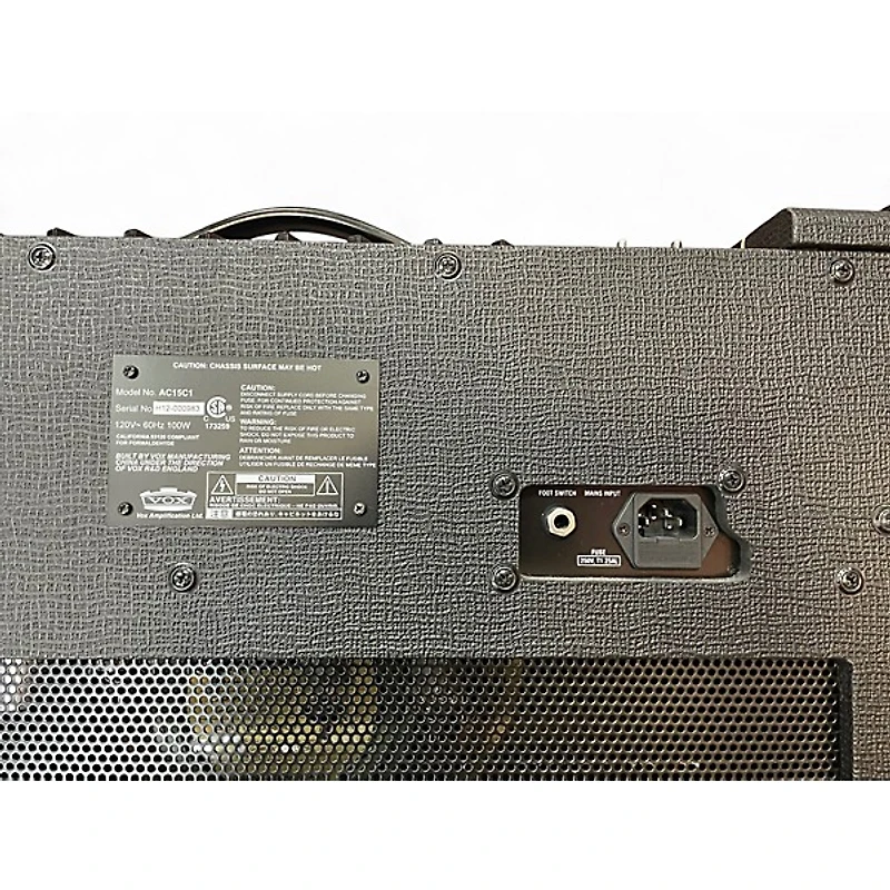 Used VOX AC15C1 Custom AC15 1x12 Tube Guitar Combo Amp