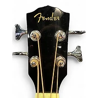 Used Fender CB-60SCE Black Acoustic Bass Guitar