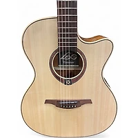 Used Lag Guitars t88ace Natural Acoustic Electric Guitar