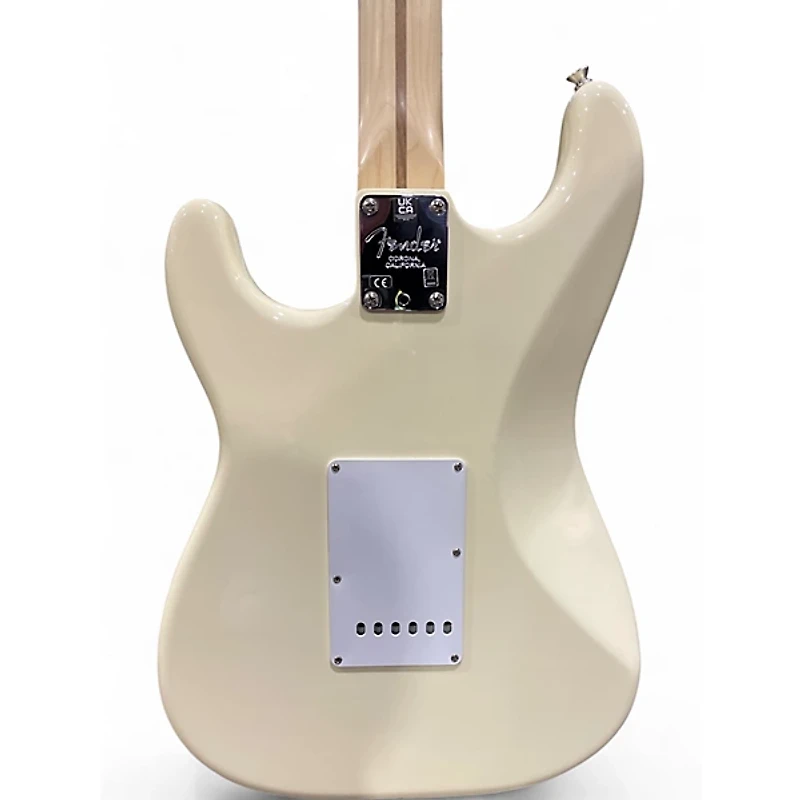 Used Fender Artist Series Eric Clapton Stratocaster Olympic White Solid Body Electric Guitar
