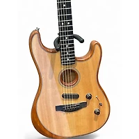 Used Fender American Acoustasonic Stratocaster Natural Acoustic Electric Guitar