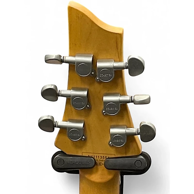 Used Schecter Guitar Research Omen Floyd Rose Active Black Solid Body Electric Guitar