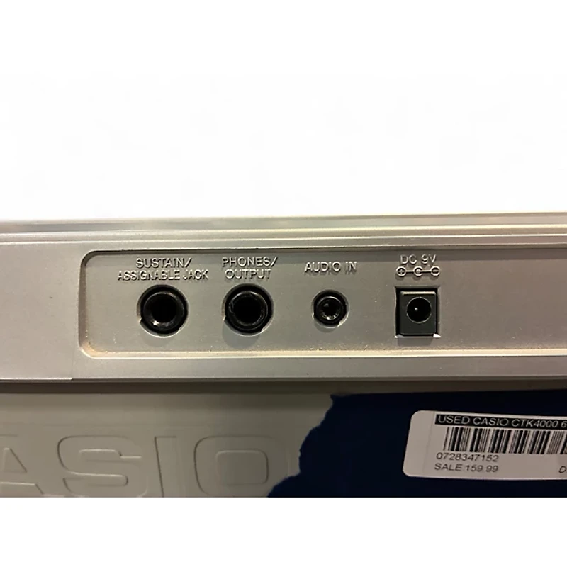 Used Casio CTK4000 61 Key Portable Keyboard