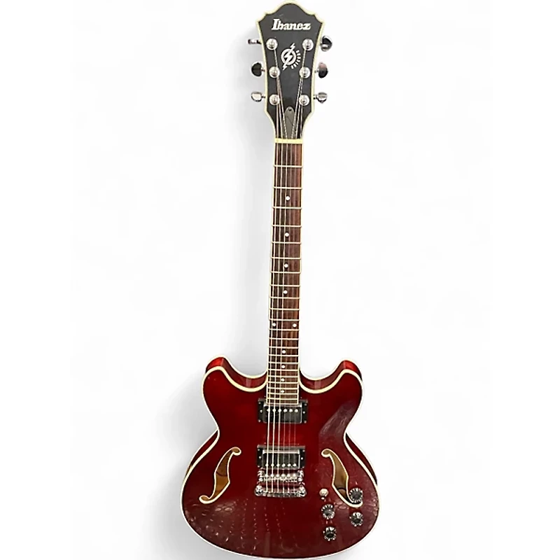 Used Ibanez AS73 Artcore Cherry Hollow Body Electric Guitar