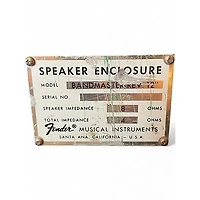 Used Fender Bandmaster Rev 12 Guitar Cabinet