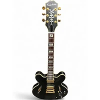 Used Epiphone Emily Wolfe Sheraton Black Hollow Body Electric Guitar